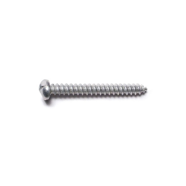 Midwest Fastener Sheet Metal Screw, #8 x 1-1/2 in, Zinc Plated Steel Pan Head Slotted Drive, 100 PK 50966 - main